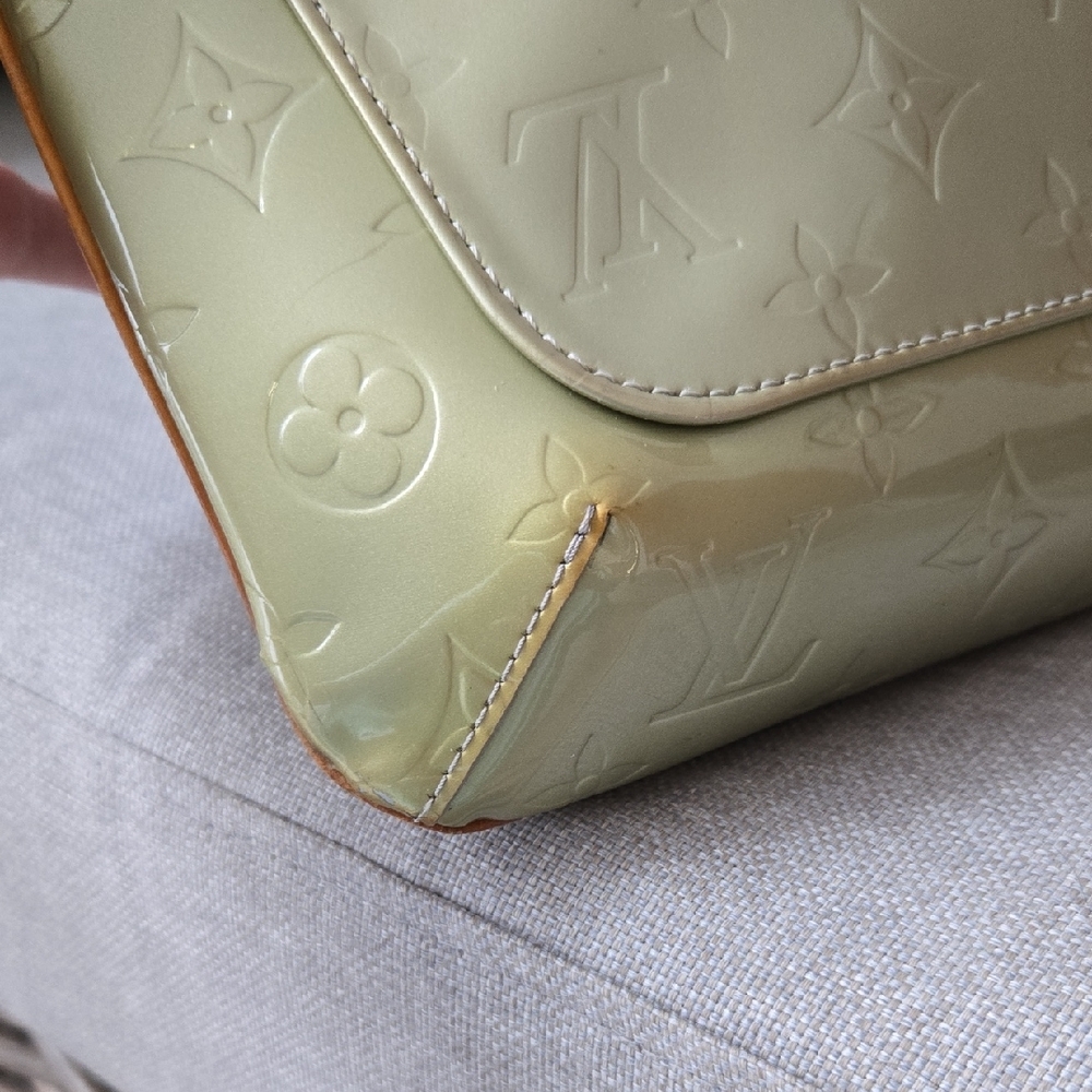Louis Vuitton Taupe Vernis Monogram Shoulder Bag - Picture 8 of 15